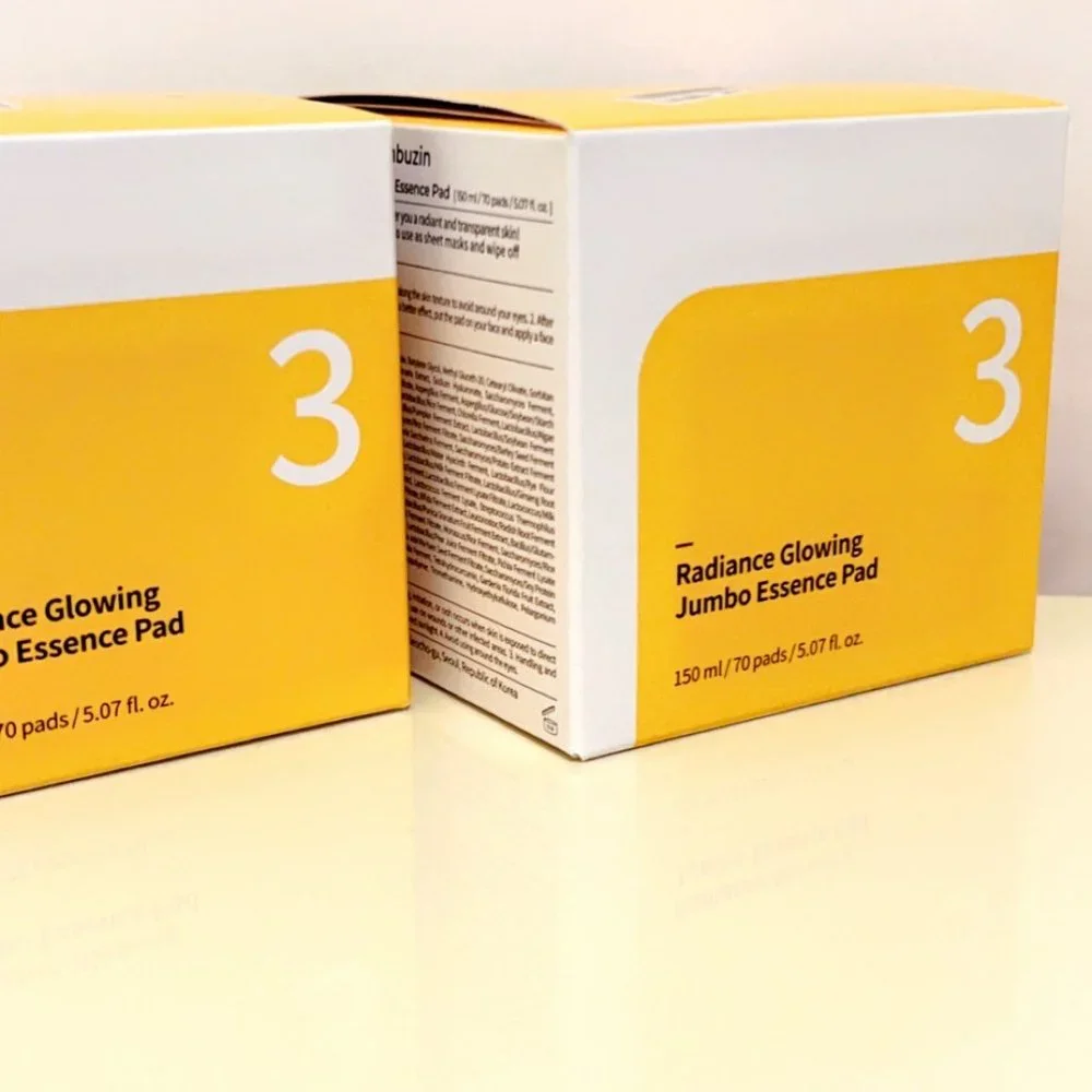 (1 Unit Count) numbuzin - No.3 Radiance Glowing Jumbo Essence Pad - 150ml 70pa… - Picture 3 of 4